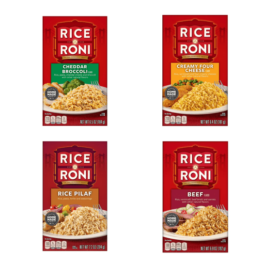 Rice-A-Roni Complete Variety Box  8 Flavors for All Tastes