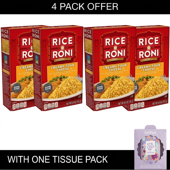 Rice-A-Roni Creamy Four Cheese Rice & Vermicelli Mix, 6.4 oz