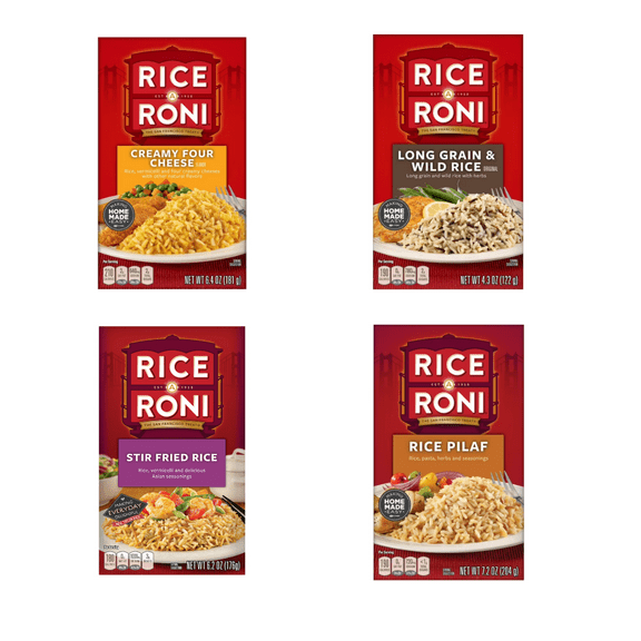 Rice-A-Roni Daily Dinner Sides  8 Box Mix for Variety & Ease