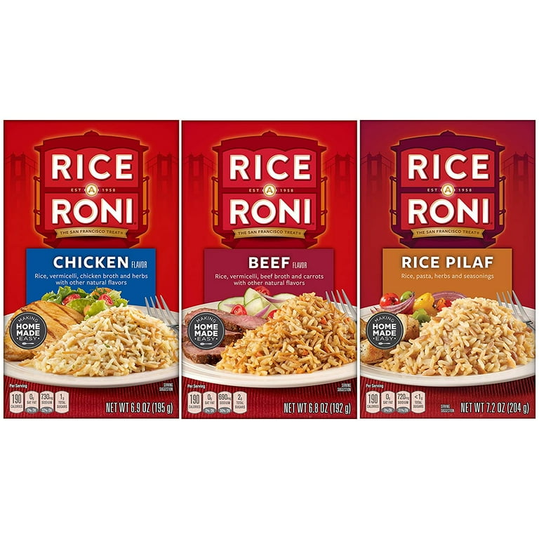 Rice-A-Roni Dinner Classics Variety Pack: Chicken, Beef, Pilaf 