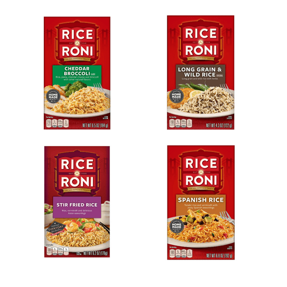 Rice-A-Roni Dinner Sides Variety Pack  8 Convenient Meal Companions