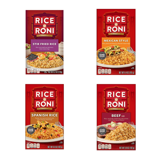 Rice-A-Roni Flavor Sampler Variety Pack  8 Boxes of Delicious