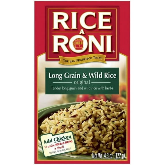 Rice-A-Roni Long Grain & Wild Rice (Pack of 18)