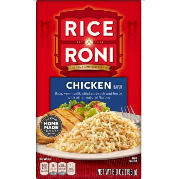 Rice-A-Roni Rice Chicken Flavor 6.9 oz (Pack of 12)