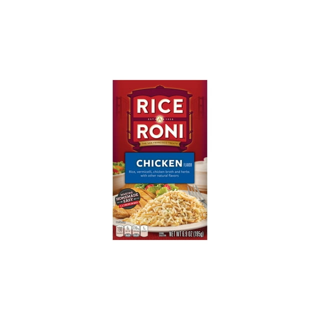 Rice-A-Roni Rice Chicken Flavor 6.9 oz (Pack of 48)