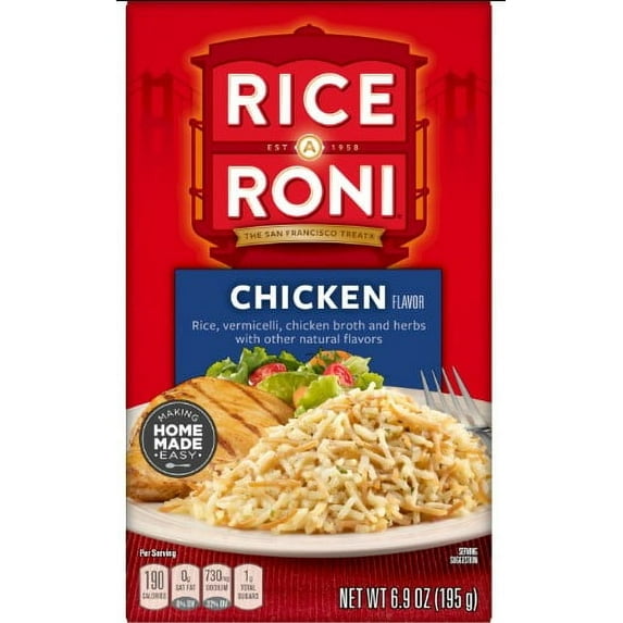 Rice-A-Roni Rice Chicken Flavor 6.9 oz (Pack of 8)