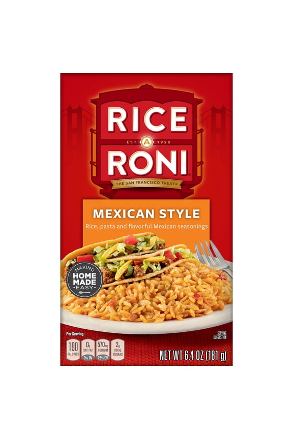 Mexican Style Rice & Pasta Mix, 6.4 oz Box