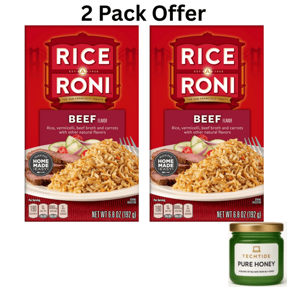 Rice A Roni Rice Vermicelli Beef Broth And Carrots Beef Flavor 6.8 oz.Box