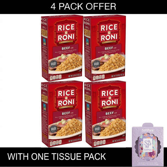 Rice A Roni Rice Vermicelli Beef Broth And Carrots Beef Flavor 6.8 oz Box