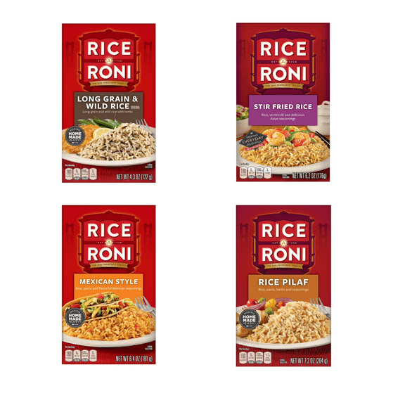 Rice-A-Roni Sampler Variety Pack  8 Flavors for Quick & Easy Meals