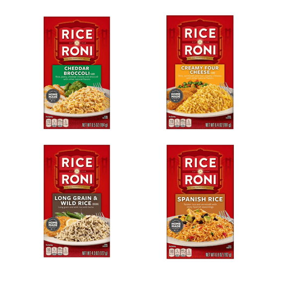 Rice-A-Roni Savory Variety Pack  8 Instant Rice & Pasta Side Kit