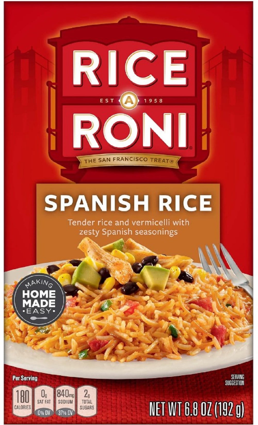 Rice-A-Roni Spanish Rice Mix - 6.8 oz (Pack of 36)