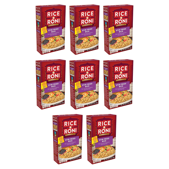 Rice-A-Roni Stir Fried Rice Mix 6.2 oz. Box (Pack of 8)