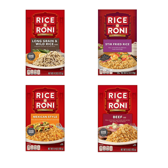Rice-A-Roni Weeknight Dinner Variety Pack 8 Flavor Essentials