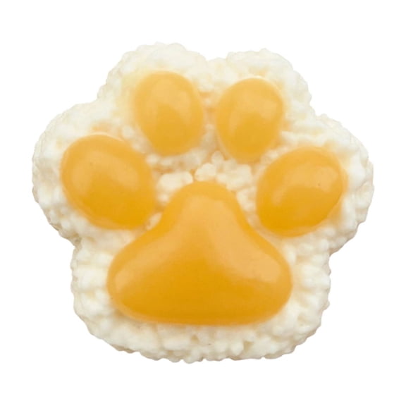 Rice Ball Cat Paw Squishy Extra Soft Fur Slow Rising Fidget,Furry Paw Pads Anxiety Relief Squeeze Calming Plush Hand Squishy for Adults Office Desk and Party Favors,B