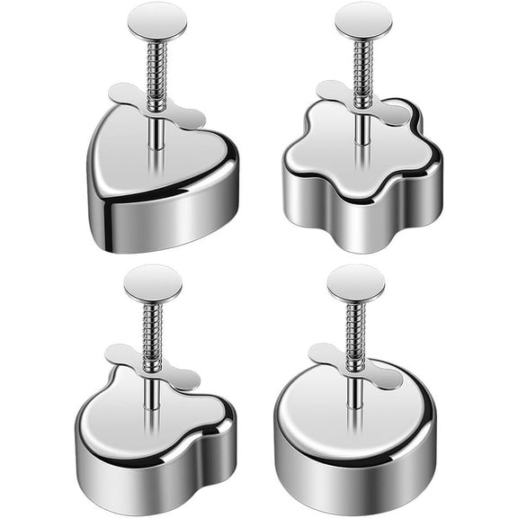 Rice Ball Mold Rice Ball Maker 304 Stainless Steel Rice Ball Mould Rice Press Mould Metal Sushi Maker for Kids Home Kitchen DIY Sushi Meat Cakes and Mousse Cakes Heart Shaped Style