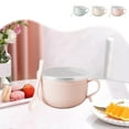 thumbnail image 1 of Rice Bowl Soup Bowl Ceramic Tableware with Glossy Finish and Wide Rim Non-Stick & Dishwasher Safe for Easy Cleaning Ideal for Students and Household Daily Use, 1 of 6