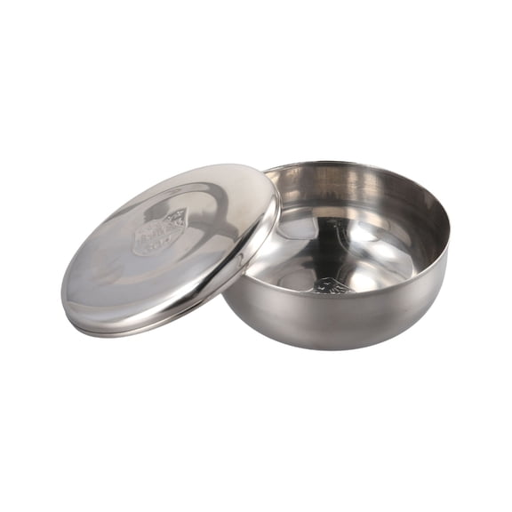 Rice Bowl with Lid Stainless Steel Serving Bowl Easy to Carry Food Container Tablewares for Outdoor Dining and Travel