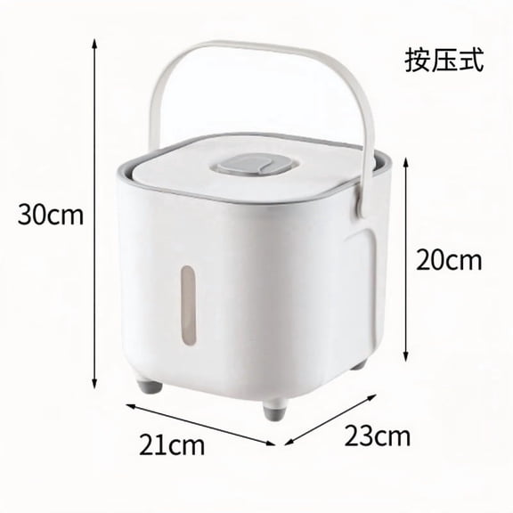 Rice Bucket, Insect Proof, Moisture-proof, Sealed, Household Grain Bucket, Rice Tank, Food Grade Rice Storage Box, Flour Storage Tank