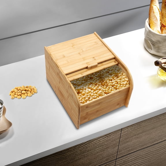 Rice Container Box, Rice Storage Container, Bamboo Food Container