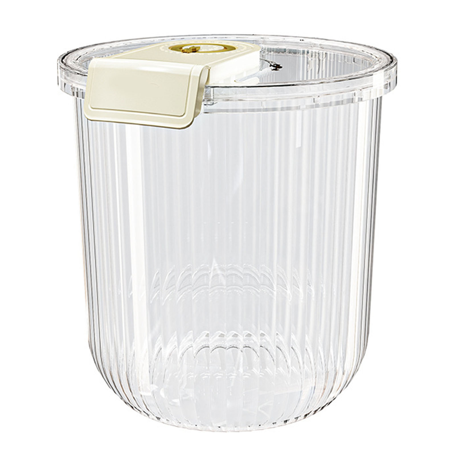 Rice Container Clear Rice Storage Bin Airtight Rice Bucket for Dry Food
