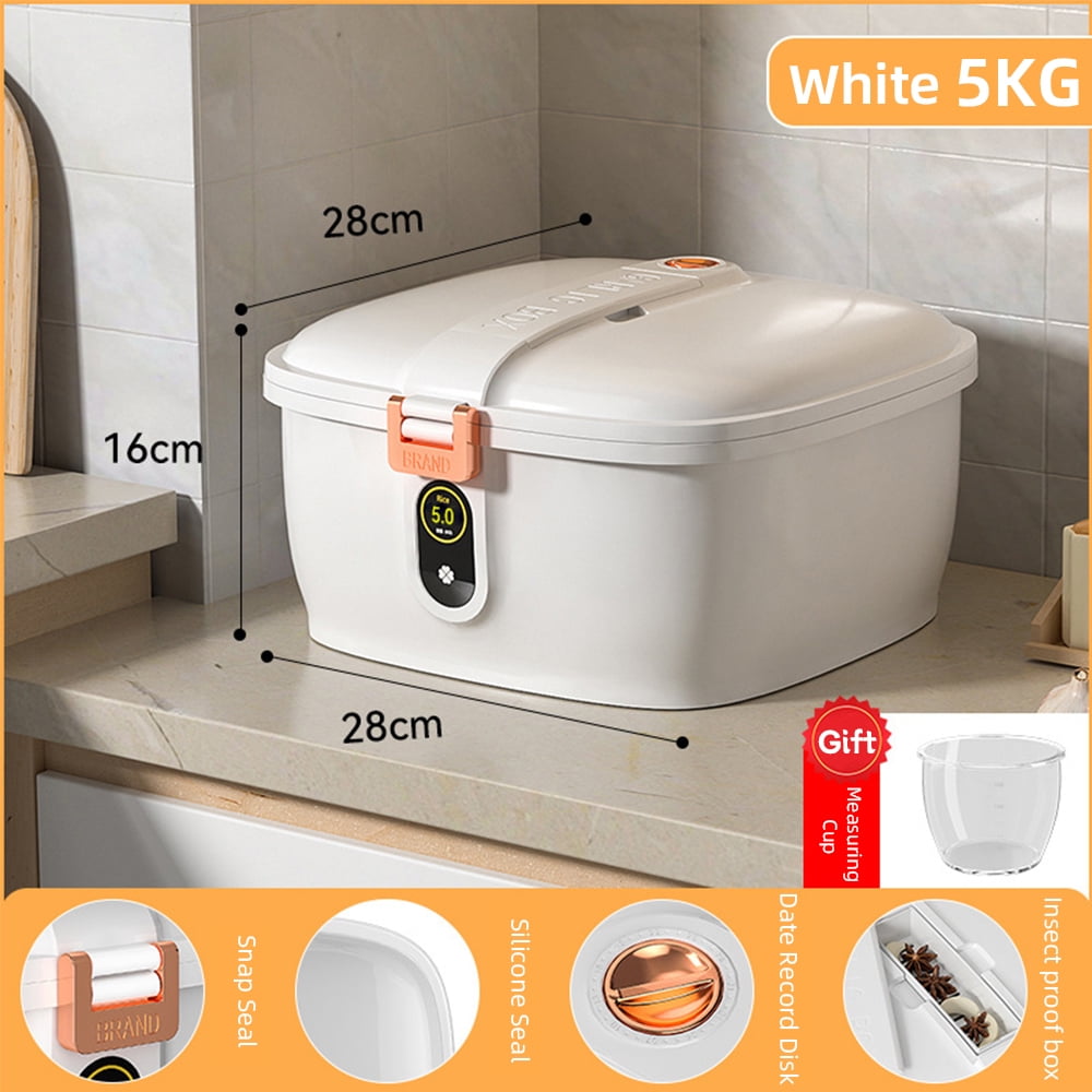 Rice Container Insect Proof Moisture Proof Rice Box Grain Sealed Jar ...