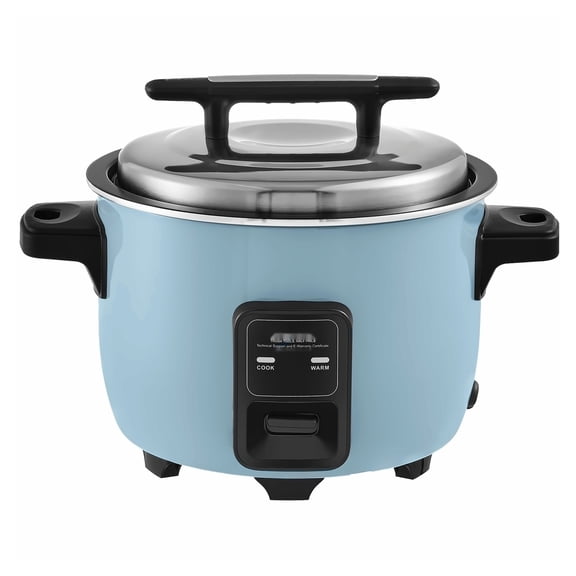 Rice Cooker 40-Cup, 8.45 Qt Large Capacity, Nonstick Inner Pot, Fast Cooking & 24H Keep Warm, with Cup & Paddle - Commercial Restaurant Use