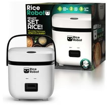 Rice Cooker Electric Rice Oats Grain Maker Nonstick Ceramic Interior 4 Cup Cooker As Seen on TV