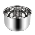 thumbnail image 1 of Rice Cooker Inner Pot Replacement Stainless Steel High Volume Cooker Liner Cooker Inner Pot for Steaming Stewing Slow Simmering, 1 of 8