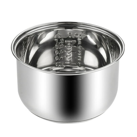 Rice Cooker Inner Pot Replacement Stainless Steel High Volume Cooker Liner Cooker Inner Pot for Steaming Stewing Slow Simmering