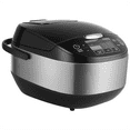 thumbnail image 1 of Rice Cooker, Japanese Large Rice Cooker with Fuzzy Logic Technology, 11 Presets, 10 Cup Uncooked/20 Cup Cooked, Auto Keep Warm, 24-Hr Delay Timer, 1 of 6