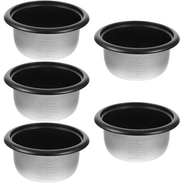 Rice Cooker Liner 5 Count Replace Stainless Steel Cookware Non Stick