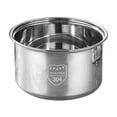 thumbnail image 1 of Rice Cooker Pot Inner Stainless Steel Inner Cooking Pot Rice Cooker Inner Tank Cooker Liner Container Cooker Inner Pot Electric Pressure Cooker Pot for Kitchen, 6.67*3.74In, 1 of 5