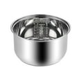 thumbnail image 1 of Rice Cooker Replacement Pot, Stainless Steel Rice Cooker Inner Pot, Non stick Replacement Pots for Kitchen Pressure Cooker Rice Maker 2.5L, 1 of 7