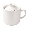thumbnail image 1 of Rice Cooking Mug, Ceramic Microwave Cooker with Lid and Handle, 1 Cup Size for Rice Porridge and Soup, Space Saving Tableware for Home Kitchens, Dorms, and Offices, 1 of 2
