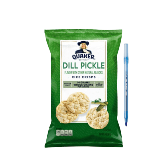 Rice Crisps, Dill Pickle 3 oz