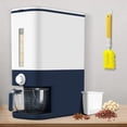 thumbnail image 2 of Sooyee 22 Lbs Rice Dispenser, Large Grain Container Storage With Lid Measuring Cylinder Moisture Proof Household Cereal Dispenser Bucket For Kitchen 2 of 14