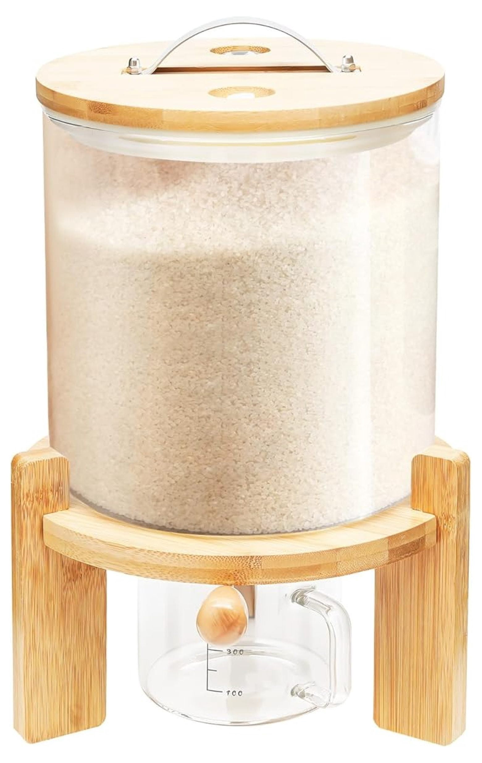 rice-dispenser-5l-grain-storage-container-cereal-dispenser-with