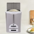 thumbnail image 1 of Rice Dispenser Stainless Steel 15kg/33lbs Capacity Large Storage Container Food Storage Tank 12*8.66*19.68in forHomes, Restaurants, Store, 1 of 11