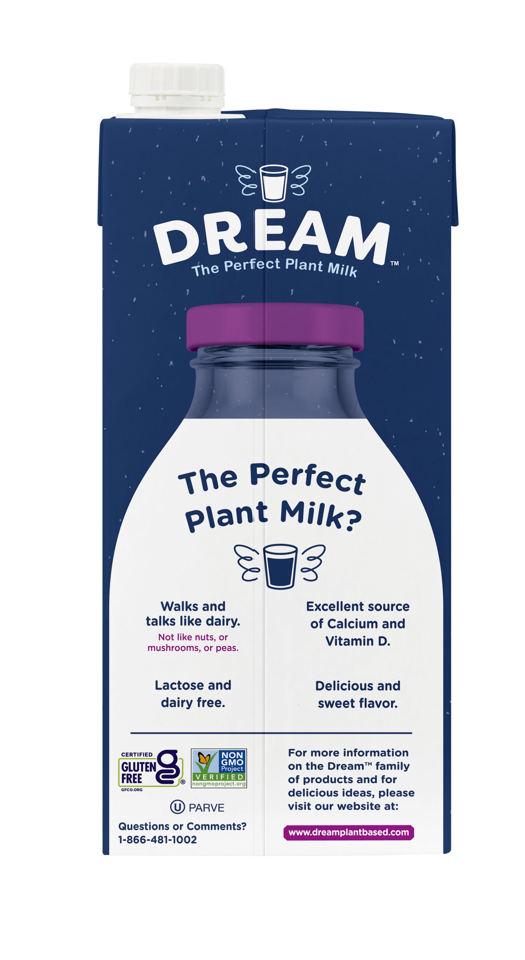 Rice Dream Enriched Vanilla Rice Drink, Shelf-Stable, 32 fl. oz. (Pack Count 1)
