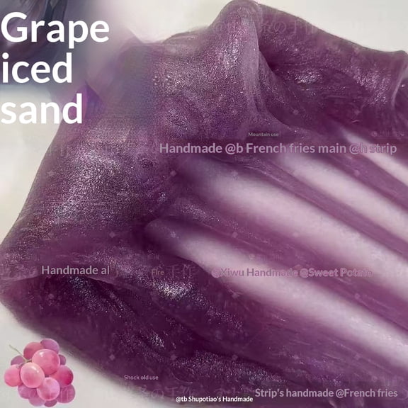 Rice Grain Coloring Clay Foam Glue, Educational Crystal Clay Toys, DIY Innovative Slime Stress-Relieving Gift