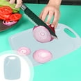thumbnail image 1 of Rice Husk & Plastic Cutting Boards for Kitchen, Dishwasher Safe Double-Sided Non-Slip Chopping Board for Meat Vegetable, with Easy Grip Handle & Juice Groove, 1 of 6