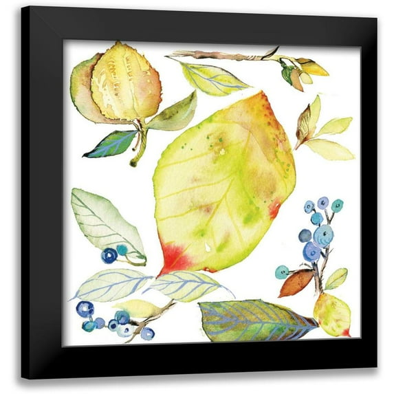 Rice, Kristy 15x15 Black Modern Framed Museum Art Print Titled - Harvest Rush I