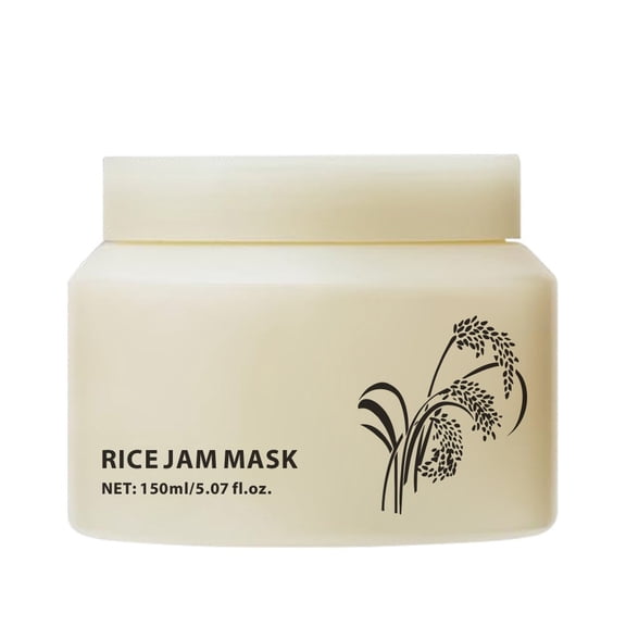 Rice Mask & Rice Face Mask 150g, Rice Milk Cleansing Korean Face Mask For Deep Cleansing & Nourishing Application, Suitable For All Skin Types