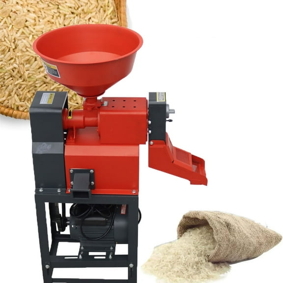 Rice Milling Machine Millet Corn Husking Miller Machine Wheat Milling Sheller Farm Cereals Mill 220V