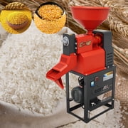 Rice Milling Machine Peeling Grinding Brown Rice Commercial 130-170KG/H 220V 1.8KW