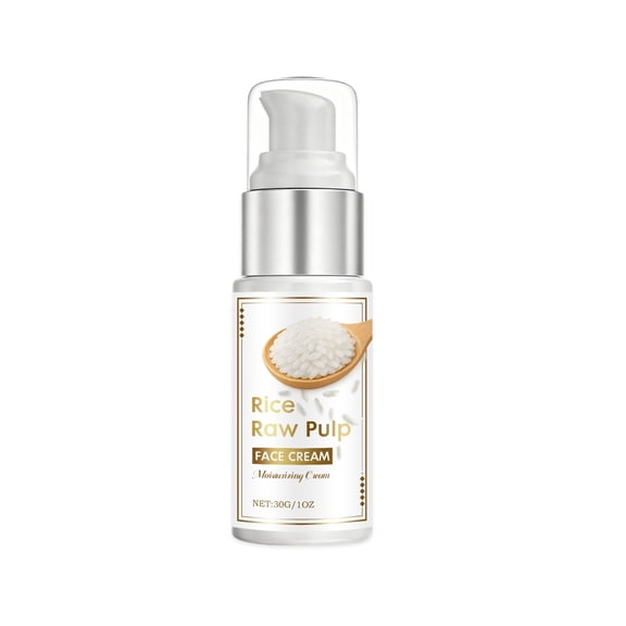 Rice Moisturizing Cream with Rice Extract, Reduces Fine Lines & Wrinkles, Minimizes Pores & Revitalizes Dull Skin, 1-Pack