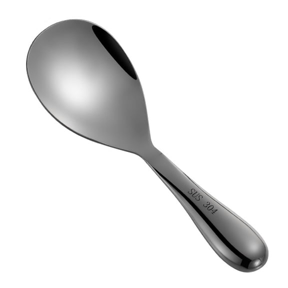 Rice Paddle, Rice Spoon with Stainless Steel, Rice Serving spoon, Non-Stick Rice Spatula, Upgrade and Elegant, 1Pcs