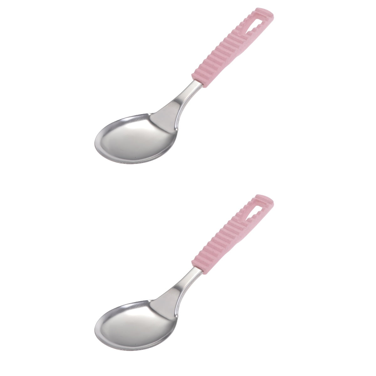 Colorful Rice Serving Spoon Stainless Steel Long Handle Soup Porridge Rice Scoop Tableware Spoon Dinnerware Kitchen Tools I.1278780153