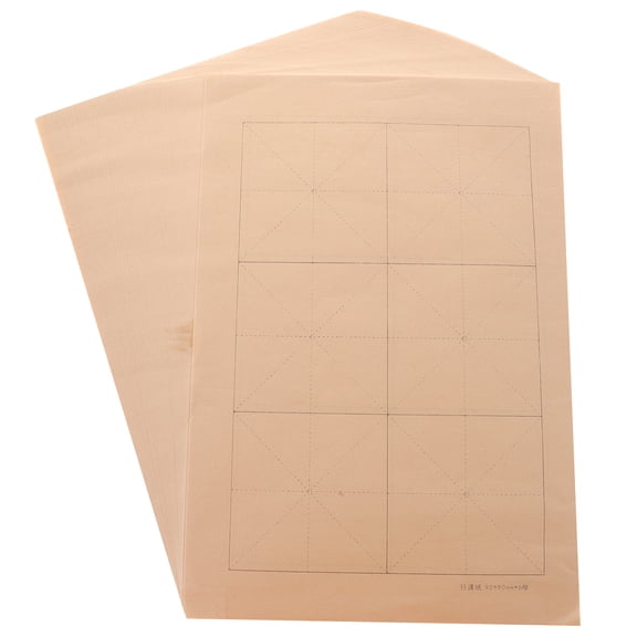 UKCOCO Rice Paper for Calligraphy Beige Professional Writing Paper with Smooth Texture